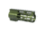 Guntec USA 5 AIR-LOK Series M-LOK Compression Free Floating Handguard w/ Monolithic Top Rail, Anodized Green, GT-5ALC-GREEN