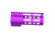 Guntec USA 5 AIR-LOK Series M-LOK Compression Free Floating Handguard w/ Monolithic Top Rail, Anodized Purple, GT-5ALC-PURPLE