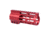 Guntec USA 5 AIR-LOK Series M-LOK Compression Free Floating Handguard w/ Monolithic Top Rail, Anodized Red, GT-5ALC-RED