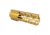 Guntec USA 7in .308 Caliber AIR-LOK Series M-LOK Compression Free Floating Handguard With Monolithic Top Rail, Anodized Gold, GT-7ALC-308-GOLD