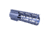 Guntec USA 7in .308 Caliber AIR-LOK Series M-LOK Compression Free Floating Handguard With Monolithic Top Rail, Anodized Grey, GT-7ALC-308-GREY