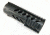 GUNTEC USA 7in Free Floating Handguard w/Sectional Side/Bottom Rails,Black,1.93in dia GT1326-7