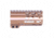 Guntec USA AirLok Series M-LOK Compression Free Floating Handguard w/Monolithic Top Rail, 4in, Bronze, GT-4ALC-BRZ