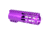 Guntec USA AIR-LOK Series M-LOK Compression Free Floating Handguard w/Monolithic Top Rail, 6in, Purple, GT-6ALC-PURPLE