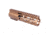 Guntec USA AIR-LOK Series M-LOK Compression Free Floating Handguard w/Monolithic Top Rail, 7in, Bronze, GT-7ALC-BRZ