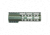 Guntec USA AirLok Series M-LOK Compression Free Floating Handguard w/Monolithic Top Rail, 7in, Green, GT-7ALC-GREEN