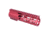 Guntec USA AIR-LOK Series M-LOK Compression Free Floating Handguard w/Monolithic Top Rail, 7in, Red, GT-7ALC-RED