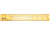 Guntec USA AR-15 15in Air Lite Series Honeycomb M-LOK Free Floating Handguard w/ Monolithic Top Rail, Anodized Gold, GT-15HC-AL-MLK-GOLD