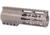 Guntec USA AR-15 6in Air-Lok Series M-LOK Compression Free Floating Handguard w/ Monolithic Top Rail, Flat Dark Earth, GT-6ALC-FDE