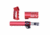 Guntec USA AR-15 Micro Pistol Furniture Set, Anodized Red, MICRO-P-SET-RED