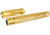 Guntec USA AR-15 Stripped Billet Upper Receiver 15 in Air Lite Series Honeycomb M-LOK Handguard Combo Set, Anodized Gold, GT-UPPER-SET-GOLD-HC