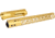 Guntec USA AR-15 Stripped Billet Upper Receiver 15 in Air Lite Series M-LOK Handguard Combo Set, Anodized Gold, GT-UP-SET-GOLD-15AIRLITE