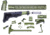 Guntec USA AR-15 Ultimate Rifle Kit, Anodized Green, ULT-RK-GREEN