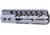 Guntec USA AR-15 Ultra Lightweight Thin M-LOK Free Floating Handguard w/ Monolithic Top Rail, 7in, Chrome, Black, GT-7MLK-BC