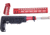 Guntec USA AR-15 Ultralight Series Complete Furniture Set 12in, Anodized Red, ULTRA-SET-12-RED