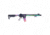 Guntec USA AR-15 Ultra Lightweight Thin M-LOK Free Floating Handguard w/ Monolithic Top Rail, 15in, Rainbow PVD, GT-15MLK-RPVD