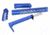 Guntec USA Skeletonized Airlite Series Furniture Set, AR-15, 5.56 Upper Receiver, 15 inch KeyMod Handgaurd, Fixed Stock/Buffer Assembly, Pistol Grip, Anodized Blue AIRLITE-SET-UPPER-BLUE