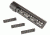 GUNTEC USA Thin Profile Free Floating Keymod Handguard w/Removable Rails Monolithic Top Rail,10in,Anodized BA79-K-10