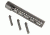 GUNTEC USA Thin Profile Free Floating Keymod Handguard w/Removable Rails Monolithic Top Rail,12in,Anodized BA79-K-12