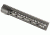 GUNTEC USA Thin Profile Free Floating Keymod Handguard w/Removable Rails Monolithic Top Rail,.308 Cal,12in,Anodized Black CK308-K-12