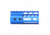 Guntec USA Ultra Lightweight Thin M-LOK System Free Floating Handguard w/Monolithic Top Rail, 4in, Blue, GT-4MLK-BLUE