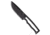Halfbreed Blades Halfbreed Blades Compact Field Knife Drop Point Black PVD Steel 4" Black PVD, Black, VG10, adult, BHQ-187589