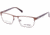 Harley Davidson Eyewear HD0132T Bifocal Prescription Eyeglasses - Matte Dark Brown Frame, Matte Dark Brown Lenses, 49 mm Lens Diameter HD0132T49049