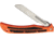 Havalon Baracuta Blaze Linerlock Saw, 4.38in Satin Serrated SS Blade, Orange Polymer Handle, Black Rubber Inserts, w/ Two Additional Saw Blades, Black Nylon Sheath, XTI-115BZSW
