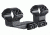 Hawke Sport Optics Dovetail 1in High 2in Extension Rings - 2-Pieces, Black, 22121
