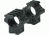 Hawke Sport Optics 2pc 1in. 9-11mm Medium Tactical, Black HM7406