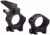 Hawkins Precision 35mm Heavy Tactical Scope Rings, 1.15in, Black, 913-0003