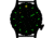 Hazard 4 Heavy Water Diver, 50mm Black Titanium GMT Watch with Tritium, Black Dial, White Texts, Green/Yellow Tritium, HWD-TIPV-G-W-KW-GGYG