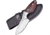 Hen &amp; Rooster Fixed Blade Black Pakkawood Knife, 2.63 mirror finish stainless blade, Brown pakkawood handle, HR-013PW