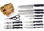 Hen &amp; Rooster Kitchen Set 12 Pieces Knife, Black ABS handle, HRI-060
