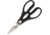 Hen &amp; Rooster Kitchen Shears, Kitchen Shears, 8in Overall, 2.88in SS Blades, Black Synthetic Handles, Nutcracker Notch, Bottle Opener, Black, HRI-040B