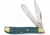 Hen &amp; Rooster Peanut Green Bone Folding Knife,Clip and Pen,Green,Pick Bone Handle HR402GPB