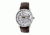 Heritor Ryder Skeleton Dial Leather-Band Watch, Silver/Silver/Brown, Standard HERHR4603