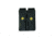 HERO'S PRIDE Airtek Double Magazine Case, Basketweave, Medium, 1432WA