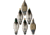 Higdon Outdoors Battleship Oversized Mallards Pack, Flocked Heads, 6 Pack, 16034
