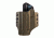 High Speed Gear 1911 Operator w/Rails Left Hand Holster, Olive Drab, HOSA01OD-L
