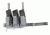 High Speed Gear HSGI Double Decker Leg Rig, Wolf Gray, 21DL02WG