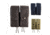 High Speed Gear Duty Double Pistol TACO Covered Univ Mount, Black, Coyote Brown, LE Blue, Olive Drab