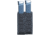 High Speed Gear Duty Double Taco Pistol Magazine Pouch - Extended, Black, 41EX02BK