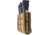 High Speed Gear Duty Pistol TACO - Triple Pistol Magazine Pouch w/ Universal Mount, Coyote Brown, 6.5&quot;L x 1.25&quot;W x 4&quot;H, 41PT03CB