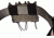 High Speed Gear HSGI Triple Pistol TACO Pouch Belt Mount, Wolf Gray 13PT03WG