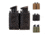 High Speed Gear HSGI Duty Double Pistol TACO U-Mount Pouch, Black, Coyote Brown, LE Blue, Olive Drab