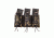 High Speed Gear Triple Double Decker Taco Shingle Rifle/Pistol Magazine Pouch, MultiCam Black, 45DD00MB