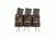High Speed Gear Triple Taco Shingle Rifle Magazine Pouches, MultiCam Black, 45TA00MB