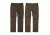 HippyTree Mens Trail Casual Pant, Brown, 28 Waist, 1380-BROWN-28