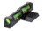 Hiviz Front Sight with Interchangeable Lite Pipes for S&amp;W M&amp;P Full/Comp/Shield, Red/Green/White, SW2014